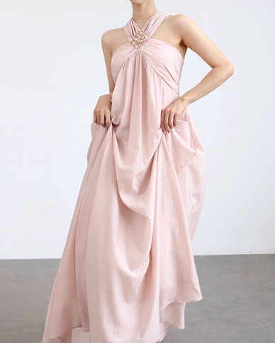 Mock Two-Piece Blazer Dress - Structured Collar for Office & Semi-Formal Events